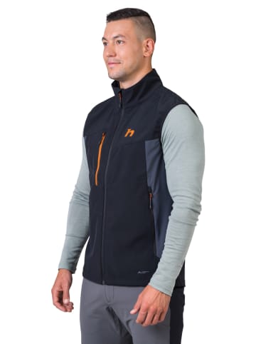 Hannah Softshellbodywarmer "Carsten" antraciet/donkerblauw