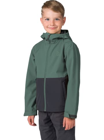 Hannah Softshelljacke "Wat" in Grün/ Anthrazit