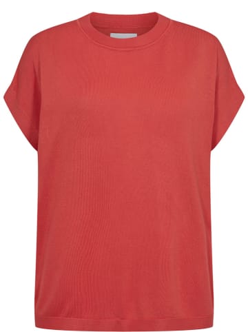 NÜMPH Sweter w kolorze czerwonym