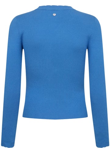 NÜMPH Sweter w kolorze niebieskim