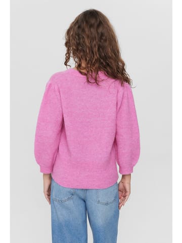 NÜMPH Sweter w kolorze różowym