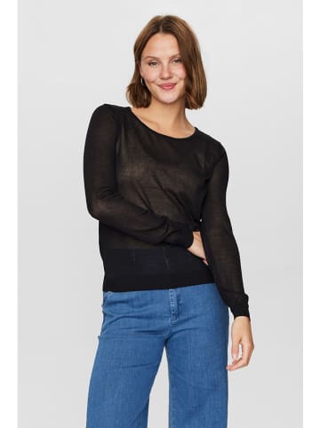 NÜMPH Sweter w kolorze czarnym