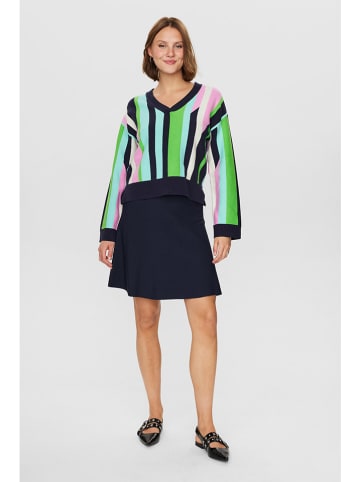 NÜMPH Sweter w kolorze zielono-błękitnym