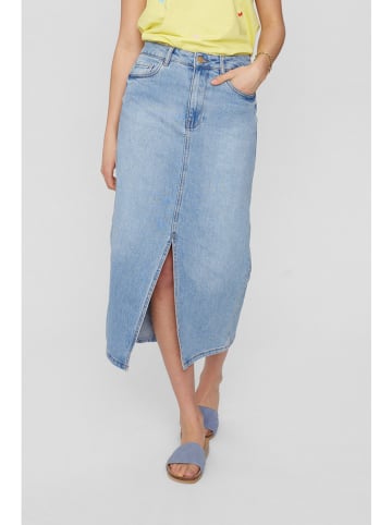 NÜMPH Jeansrock in Hellblau