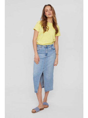 NÜMPH Jeansrock in Hellblau