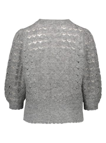 NÜMPH Sweter w kolorze szarym
