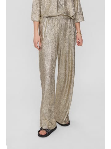 NÜMPH Broek goudkleurig