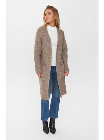 NÜMPH Longcardigan in Taupe