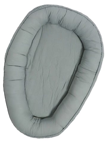 Kaiser Naturfellprodukte Musselin-Kuschelnest in Grün - (L)80 x (B)40 cm