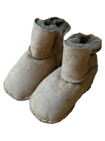 Kaiser Naturfellprodukte Leder-Babyboots in Hellbraun