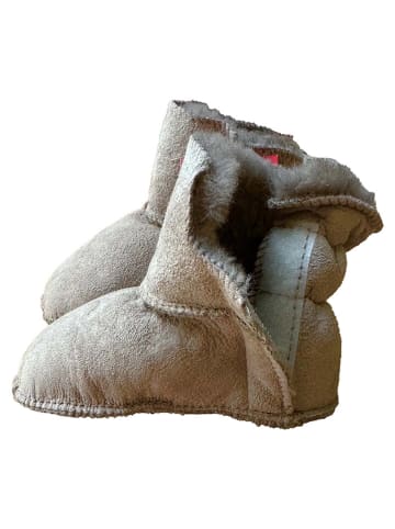 Kaiser Naturfellprodukte Leren babyboots lichtbruin