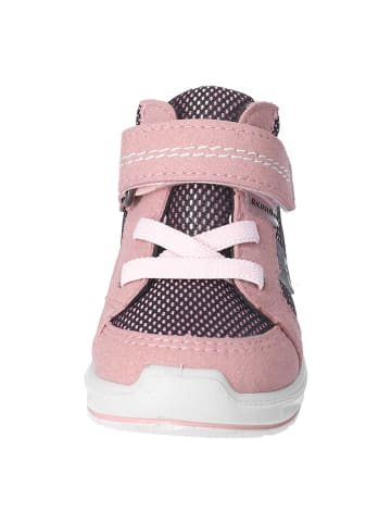 PEPINO Skórzane botki "Paco" w kolorze szaro-jasnoróżowym