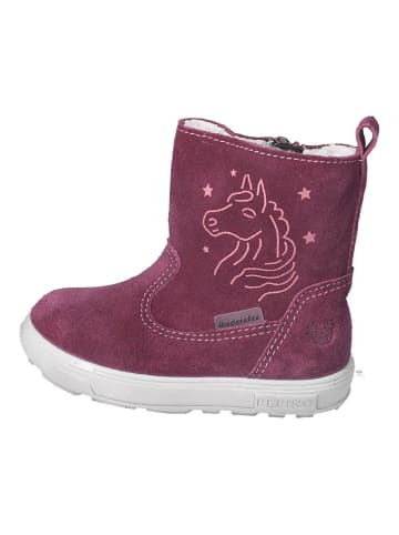 PEPINO Leder-Winterstiefel "Cosa S" in Pflaume
