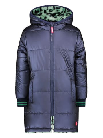 B.Nosy Omkeerbare tussenmantel donkerblauw/groen