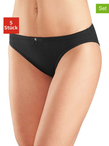 H.I.S 5-delige set: slips zwart