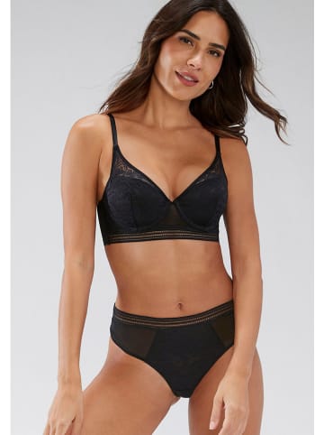 s.Oliver Stringi high waist w kolorze czarnym
