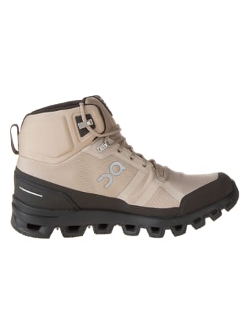 ON RUNNING Botki turystyczne "Cloudrock Waterproof" w kolorze beżowym