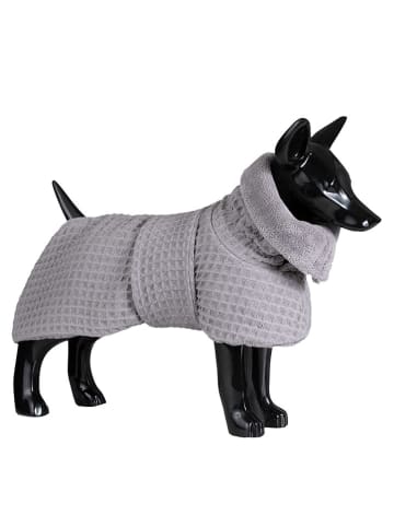 Paikka Hunde-Trockenmantel in Grau