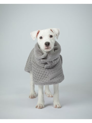 Paikka Hunde-Trockenmantel in Grau