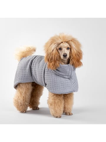 Paikka Hunde-Trockenmantel in Grau