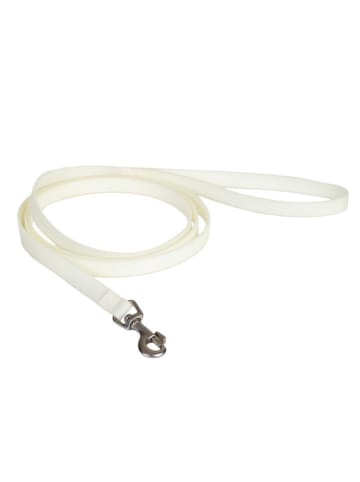 Paikka Hondenriem "Glow" wit - (L)180 x (B)1,5 cm