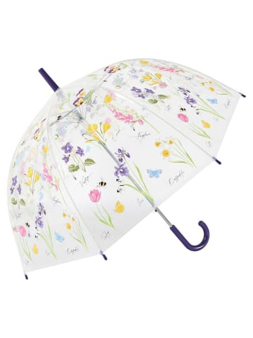 SUSINO Paraplu "Floral" transparant/meerkleurig - Ø 85 cm