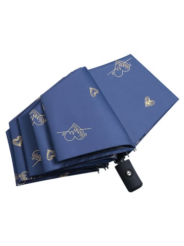 Le Monde du Parapluie Taschenschirm in Blau - Ø 95 cm