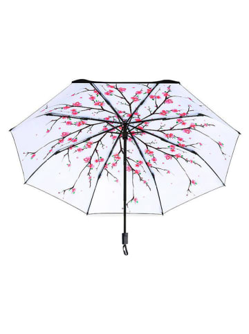 Le Monde du Parapluie Parasol w kolorze czarno-biało-różowym - Ø 98 cm