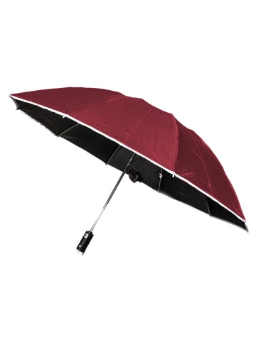 Le Monde du Parapluie Parasol "Reversible & Reflektive" w kolorze bordowo-czarnym - Ø 98 cm