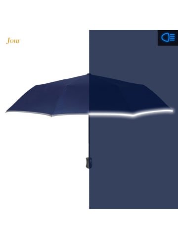 PERLETTI Parasol "Reflektive" w kolorze niebieskim - Ø 98 cm