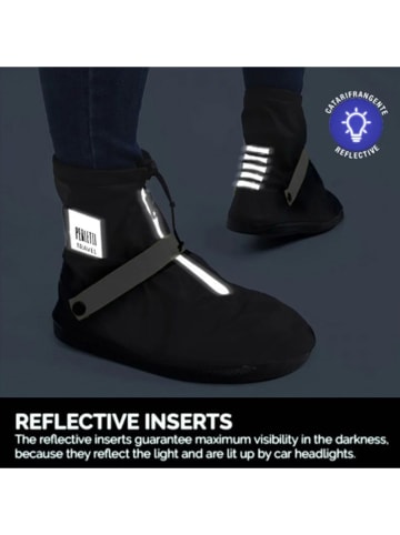 PERLETTI Schuhüberzüge in Schwarz