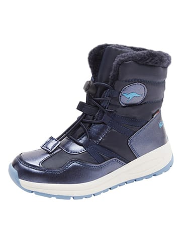 Kangaroos Kozaki zimowe "Ski RTX" w kolorze granatowym