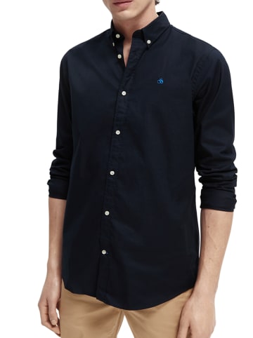 Scotch & Soda Hemd - Regular fit - in Dunkelblau