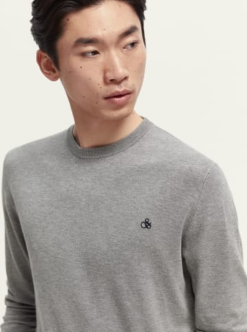 Scotch & Soda Sweter w kolorze szarym