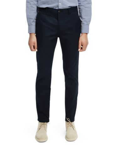 Scotch & Soda Chinobroek donkerblauw