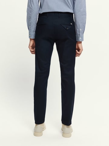 Scotch & Soda Chinobroek donkerblauw
