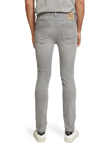 Scotch & Soda Spijkerbroek - skinny fit - lichtgrijs