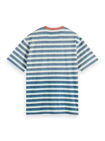 Scotch & Soda Shirt in Blau/ Weiß