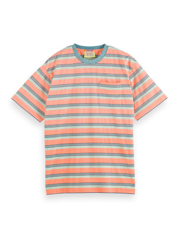 Scotch & Soda Shirt abrikooskleurig/mintgroen