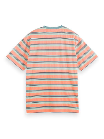 Scotch & Soda Shirt abrikooskleurig/mintgroen