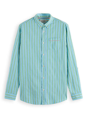 Scotch & Soda Hemd in Hellblau/ Grün