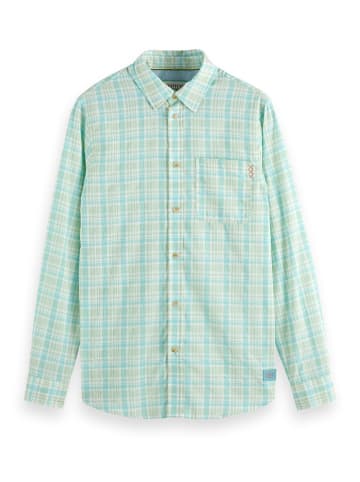 Scotch & Soda Blouse lichtgroen/turquoise