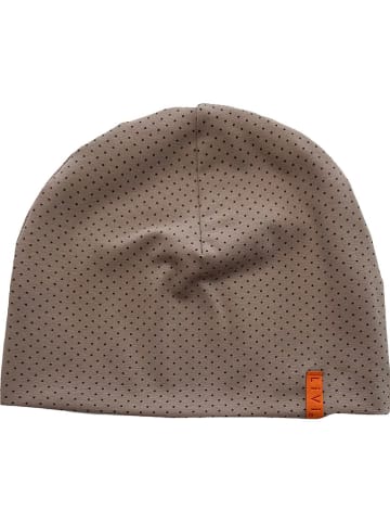 LiVi Beanie "Pünktchen" in Hellbraun