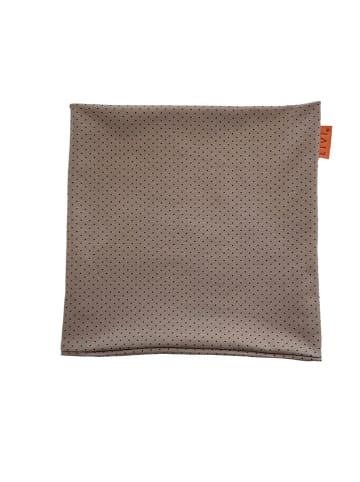 LiVi Loop-Schal "Pünktchen" in Hellbraun - (L)50 x (B)24 cm