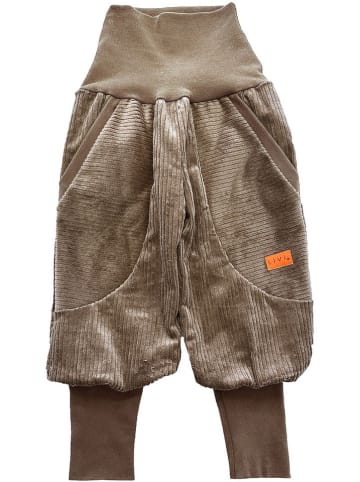 LiVi Corduroy streetjogger "Mandel" lichtbruin
