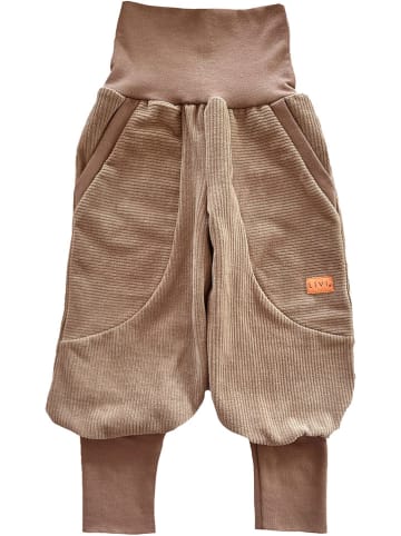 LiVi Streetjogger "Nickycord Mandel" in Hellbraun