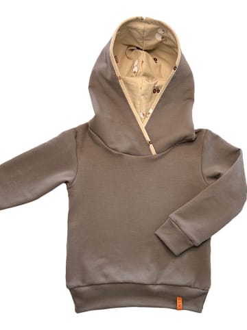 LiVi Hoodie "Mandel farm" bruin