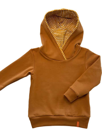 LiVi Hoodie "Caramel stripes" in Hellbraun