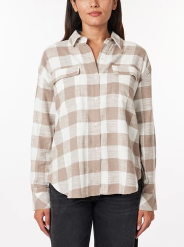 Scotch & Soda Koszula w kolorze beżowo-białym
