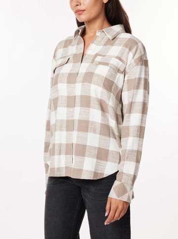 Scotch & Soda Koszula w kolorze beżowo-białym